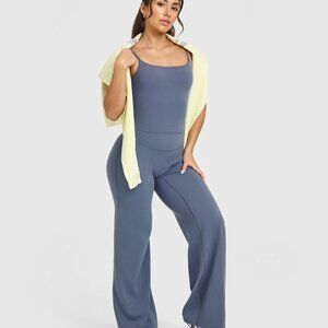 NWT Oner Active SoftMotion™ Straight Leg Bottoms Size S Long Length Granite Blue